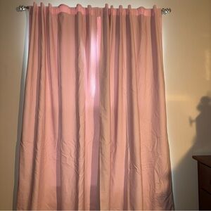 Pottery Barn kids Pink Window Curtain Panels